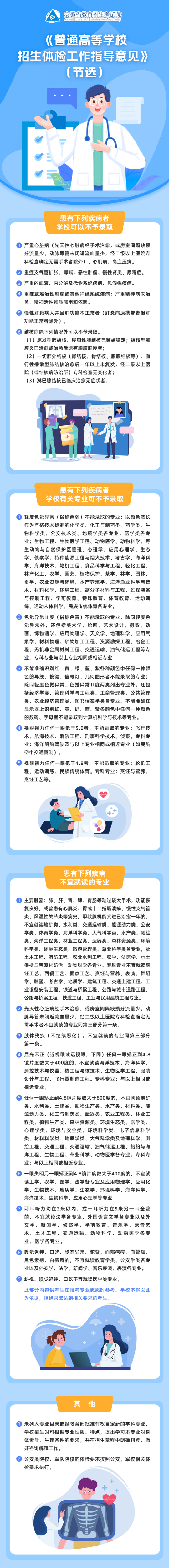 填報(bào)志愿前必看！教你一圖看懂高考體檢結(jié)果