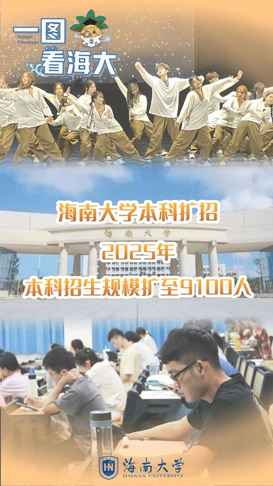 官宣！海南大學(xué)本科擴(kuò)招！