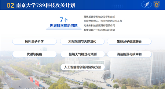 南京大學發(fā)布“789科技攻關(guān)計劃”！